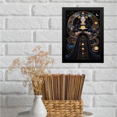 Imagem de Quadro Decorativo Astrologia - Mulher 33X24Cm