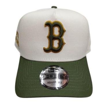 Imagem de Boné New Era 9Forty Boston Red Sox - Creme/Verde-Unissex