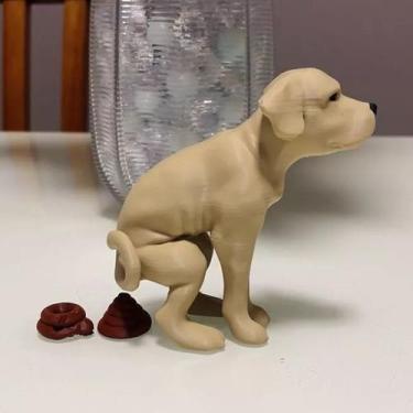 Imagem de Miniatura Pet Caramelo Engraçada Enfeite De Mesa Geek PLA - FLEX3D