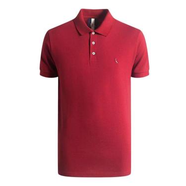 Imagem de Camisa Polo Reserva Piquet Clássica Algodão Azul Claro-Masculino