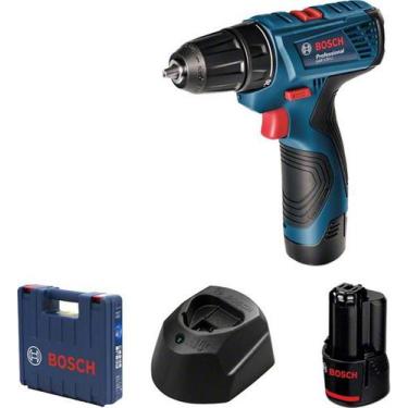 Imagem de Parafusadeira/Furadeira Bosch GSR120 12V com 1 Bateria 2 Ah, 110V