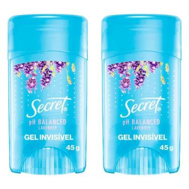 Imagem de Kit 2 Desodorantes em Gel Secret Lavanda 45g