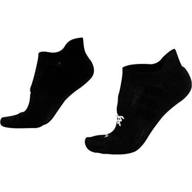 Imagem de Meia Curta para Corrida HUPI Running Pro Invisível Preto, Cor: Preto, Tamanho: 36-42