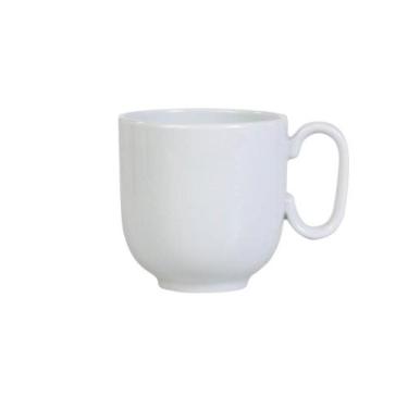 Imagem de Caneca Branca Chá Café Modelo Forma 350 ml Germer Porcelanas