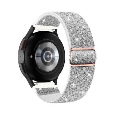 Imagem de Pulseira Elástica Brilhante Para Samsung Galaxy Watch 6-7-4-5 pro Clas