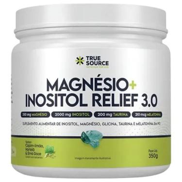 Imagem de Magnesio Inositol Relief 3.0 350g Capim Limao - True Source-Unissex