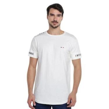 Imagem de Camiseta Masculina Industrie Especial França Paris Recortada Algodão-Masculino