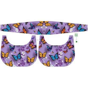 Imagem de Painel Bolsa Canoa Borboletas Lilás - PX