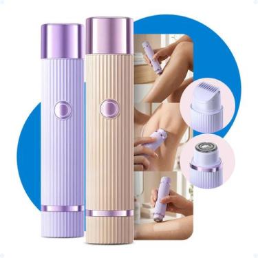 Imagem de Aparelho De Depilar Depilador Feminino Elétrico E Portátil - Hxt, Bege