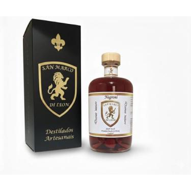 Imagem de NEGRONI COCKTAIL SAN MARCO DI LEON-COQUETEL ARTESANAL-BITTER+VERMUT+GI