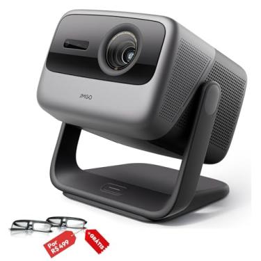 Imagem de JMGO N1S Ultimate Projetor Laser Triplo 4K, 3300 Lúmens ISO, Google TV com Netflix, Ajuste Automático de Tela em Tempo Real, HDR10, 60"-300", Blu-ray 3D, Cinema em Casa com 20W Dolby Digital Plus