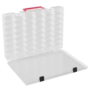 Imagem de AISLE 3 ESSENTIALS Mini Toy Organizer Box – 48 Compartment Storage Case for Mini Brands, LOL Dolls, Shopkins & Calico Critters – Kids Collectible Container for Small Toys