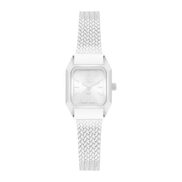 Imagem de Relógio Technos Feminino Ref: 5y30xu/1k Retangular Prateado