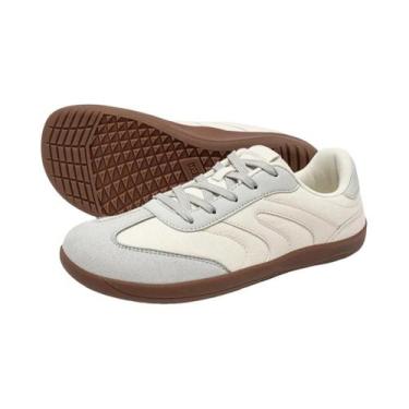 Imagem de Tênis Unissex Minimalista De Lona Com Bico Largo Antiderrapante E Cada