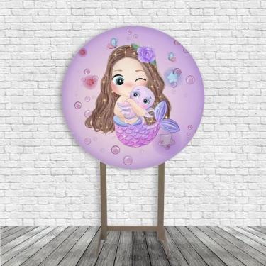 Imagem de Capas Painel Redondo Painel Sereia - Genérica