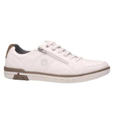 Imagem de Sapatênis Pegada Nature Couro Masculino - 119313, 40, Bege