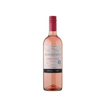 Imagem de Vinho Reservado Sweet Rose Suave Concha Y Toro Chileno 750ml, Suave, R