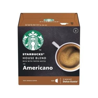 Imagem de Cápsulas Nescafé Dolce Gusto Starbucks Americano House Blend