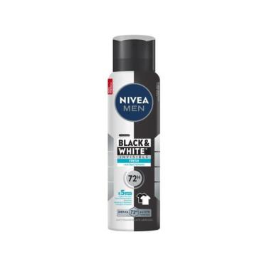 Imagem de Desodorante Nivea Aerossol Masculino Invisible Black White Fresh 150ml