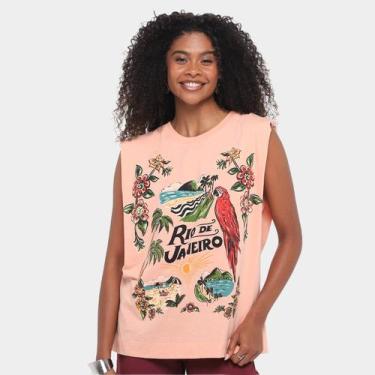 Imagem de Regata Farm Rio De Janeiro Feminina, Rosa, M