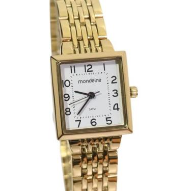 Imagem de Relógio Mondaine Feminino Analógico Dourado 32378LPMVDE1