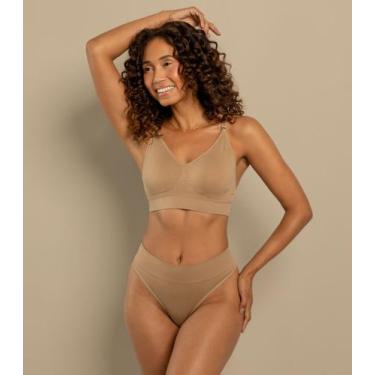 Imagem de Top Alça Fina Com Bojo Removível Basic Pro Bege, P, Bege