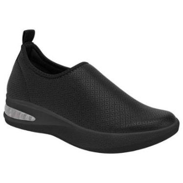 Imagem de Tênis Feminino SoftStep Anabela Preto Incolor Piccadilly 940001-11-Feminino