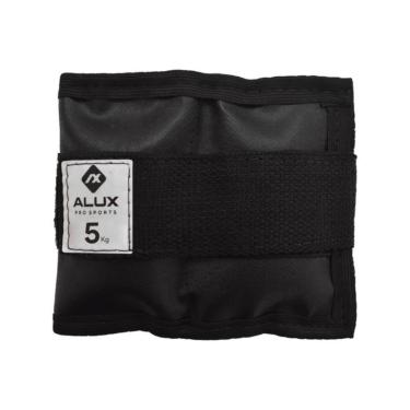 Imagem de Caneleira Tornozeleira Academia Emborrachada Alux Preto 5kg-Unissex