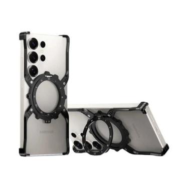 Imagem de Capa Metálica Em Forma De Z Para Samsung Galaxy S25 S24 S23 S22 Ultra,