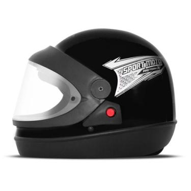 Imagem de Capacete moto fechado viseira automática 58 preto Pro Tork