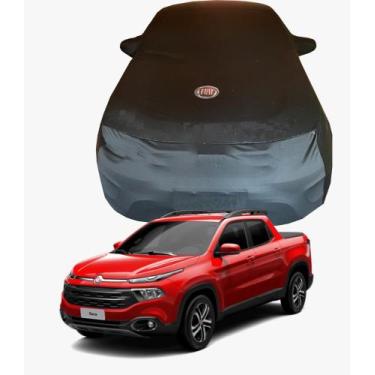 Imagem de Capa de Carro Fiat Toro Tecido  Lycra Premium - Cadilhe Capas, Preto