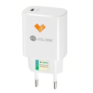 Imagem de Carregador Loft Type C 30W branco