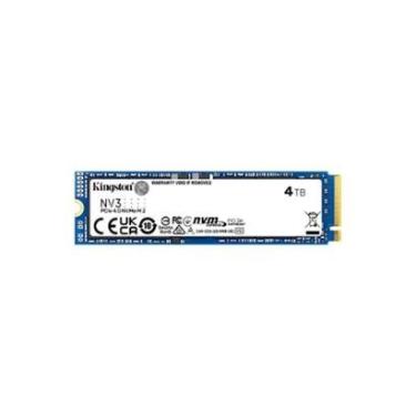 Imagem de SSD Kingston NV3, 4TB, M.2 2280, PCIe 4.0 x4, NVMe, Leitura 6000 MB/s Gravação 5000 MB/...