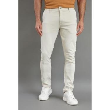 Imagem de Calça Sarja Sport Fino Masculina Casual Color Dialogo-Masculino