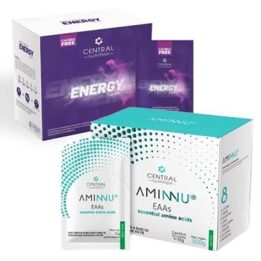 Imagem de Kit Aminnu 30 Sachês 10g + Energy ATP 30 Sachês 10g Central - Central 
