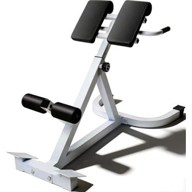 Imagem de ComMax Banco de hiperextensão para cadeira romana, máquina de exercício ajustável nas costas, equipamento de ginástica em casa para abdômen e glúteos