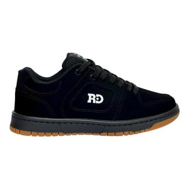 Imagem de Tênis Redikal Skate Masculino RKT497 Nobuck Preto, Preto, 37