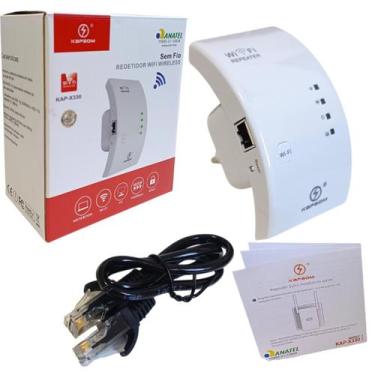 Imagem de Repetidor WiFi Sem Fio Kapbom KAPX330 1800Mbps 2.4GHz  Bivolt com Ante