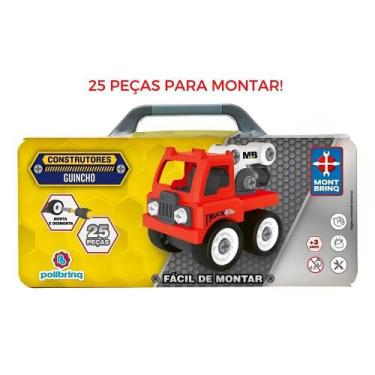 Imagem de Caminhao Guincho Monta e Desmonta 25 Pcs / Polibrinq Bm024