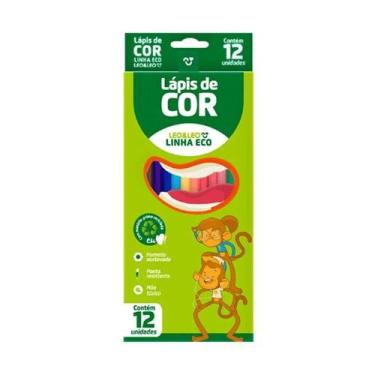 Imagem de Lápis de Cor 12 Cores Ecológico - Leonora - LEO&LEO