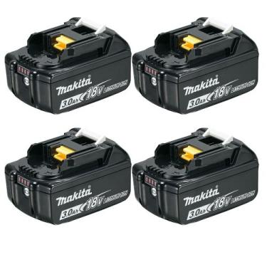 Imagem de Combo 4 bateria 18v 3,0ah - bl1830b li-ion - 197599-5 - makita