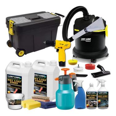 Imagem de Kit Lavagem De Estofados Em Geral Carro Sofa + Aspirador I35