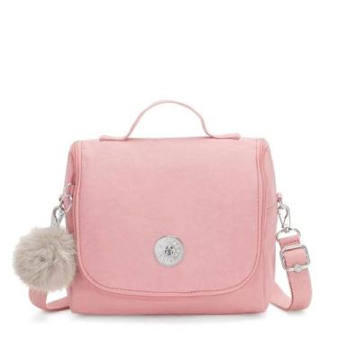 Imagem de Lancheira Kipling New Kichirou Rosa, ROSA/PRATA, UNICO