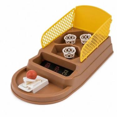 Imagem de Jogo de Basquete Infantil de Mesa com Lançador e Placar - Brinquedo Ed