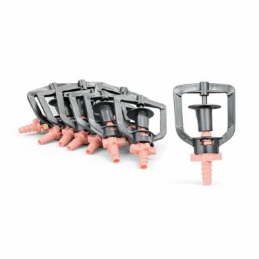 Imagem de Microaspersor Plasnova Rosa 115 L/h Rotativo 360 Kit com 25 Unidades p