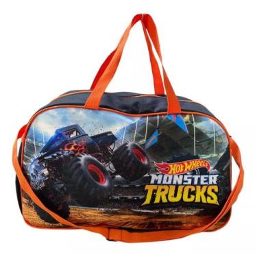 Imagem de Bolsa Infantil Ou Sacola Viagem Criança Hot Wheels Grande - chinamix, 