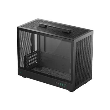 Imagem de Gabinete Gamer Deepcool Ch160 Plus Micro Atx Sem Fan Preto