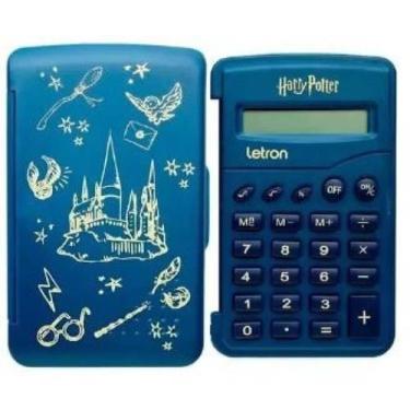 Imagem de Calculadora 8 digitos flip estampa harry potter letron 99342, 3