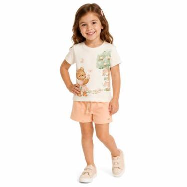 Imagem de Conjunto Infantil Menina Infanti Flora Branco - 94942, Branco, 06