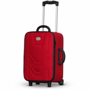 Imagem de Mala de Viagem Pequena de bordo com 2 rodinhas fixas e 2 alças medidas